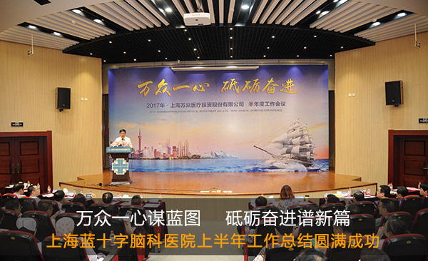 万众一心谋蓝图 砥砺奋进谱新篇——上海蓝十字脑科医院上半年工作总结圆满成功