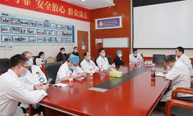 医院领导与神经外科座谈