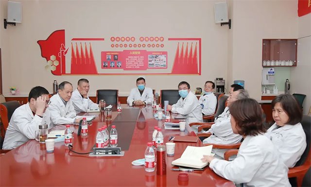 医院领导与神经内科座谈