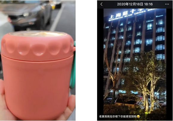 白天小冯为丈夫熬制喜欢的流食,晚上会在医院楼下为他祈祷“加油”