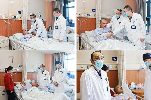 在潘仁龙主任、吴志群博士等精心治疗下,莫钢廷正在恢复中