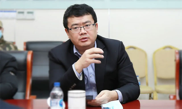 朱敏总经理汇报工作